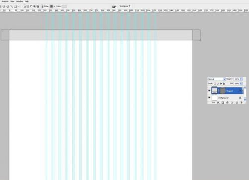 طراحی وبسایت در فتوشاپ از صفر